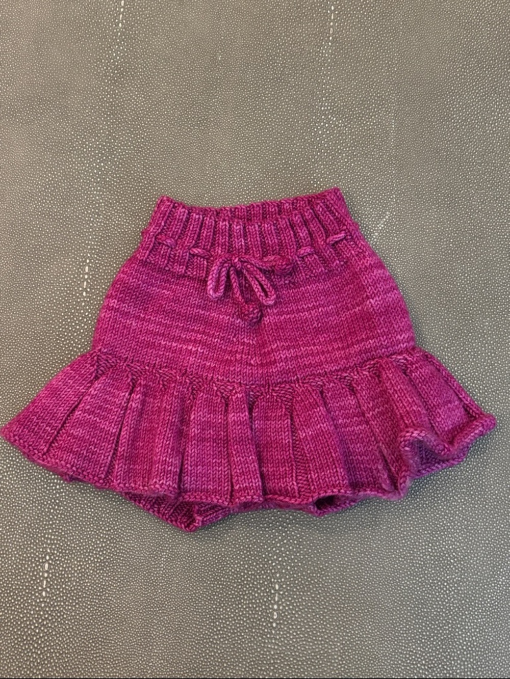Misha & Puff Fuchsia Skating Pond Skirt with Ruffle Hem